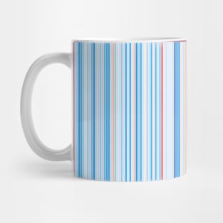 climate warming stripes artwork Mug